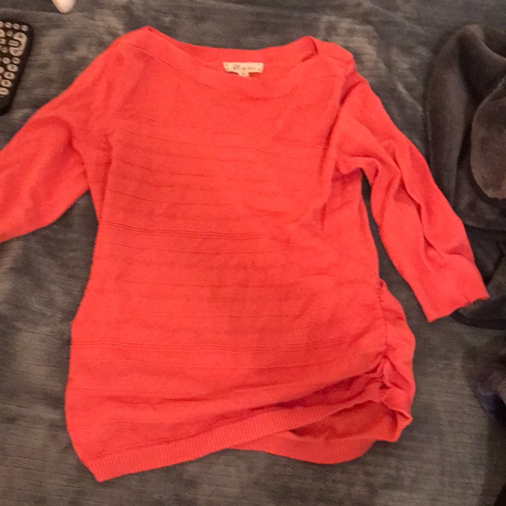 An old on the shoulder sweater I only wore once